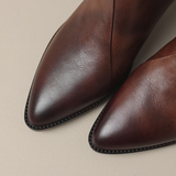 Camille | Luxurious Ankle Boots with Low Heels