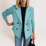 Marta™ | Elegáns Kabát Kötött Ujjakkal