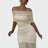 Vittoria | Hosszú Vállakat Szabadon Hagyó Kötött Dressz