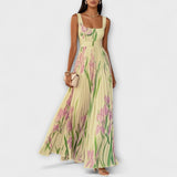 Penelope™ | Chiffon Maxi Ruha Virágos Mintával