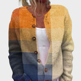 Beatriz | Őszi Virágmintás Kardigán