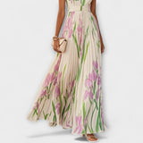 Penelope™ | Chiffon Maxi Ruha Virágos Mintával