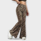 Francisca | Bootcut Nadrág Leopárdmintával