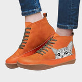 Kitty | Bőrcipő Macskakedvelőknek