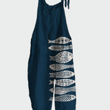 Vintage | Virágmintás Egy Darabos Overall