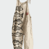 Retro | Virágmintás Overall