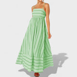 Isabel | Csíkos Maxi Ruha