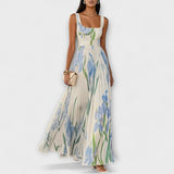 Penelope™ | Chiffon Maxi Ruha Virágos Mintával