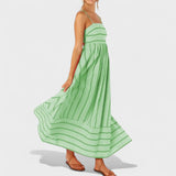 Isabel | Csíkos Maxi Ruha