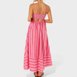 Isabel | Csíkos Maxi Ruha