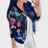 Andreia | Virágmintás Bomber Dzseki