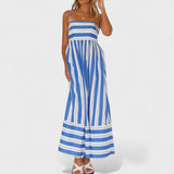 Isabel | Csíkos Maxi Ruha