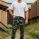 Branimir | Camo Print Nadrág