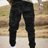 Branimir | Camo Print Nadrág