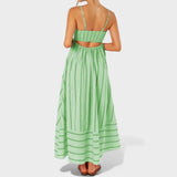 Isabel | Csíkos Maxi Ruha